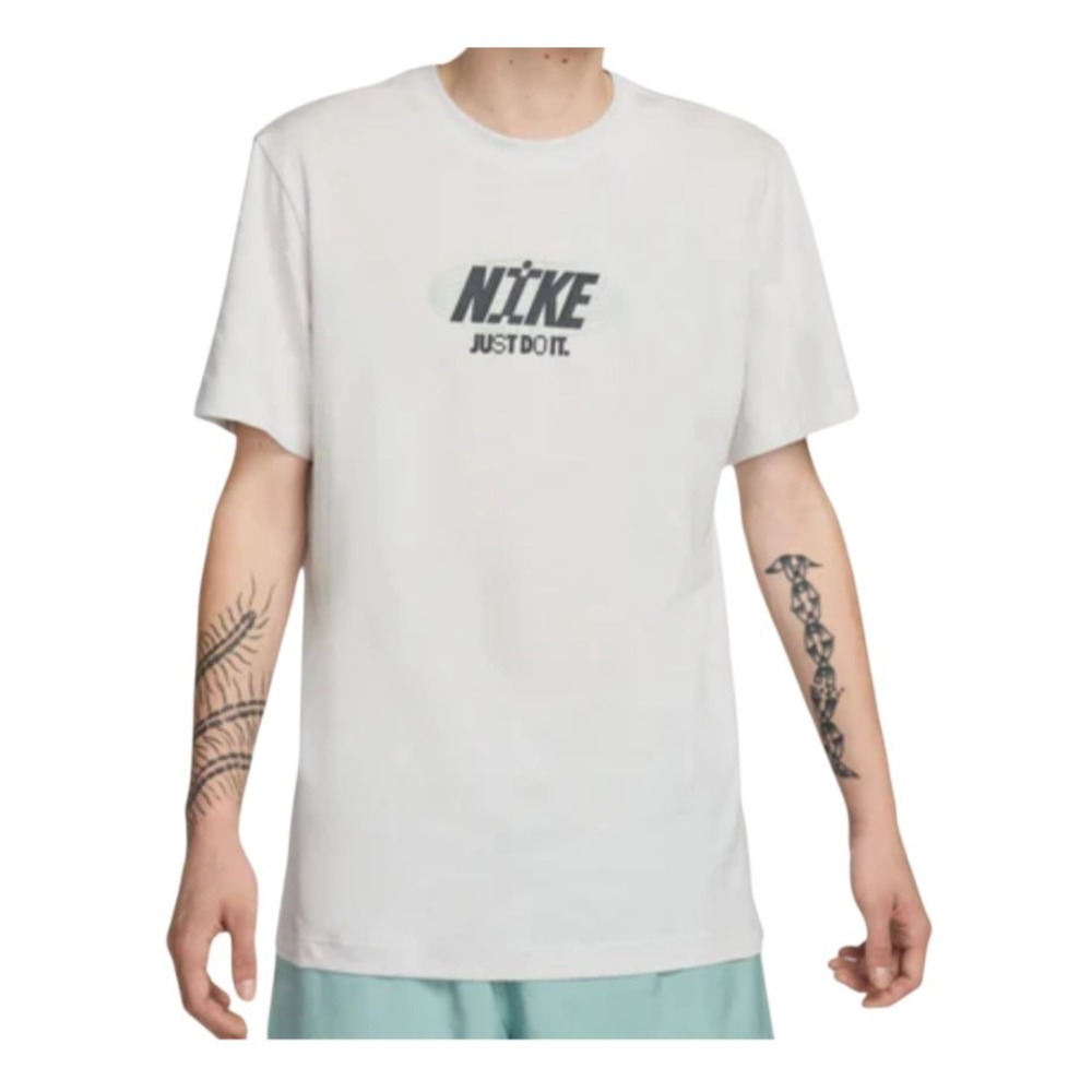 The Nike T Shirt Men Large White Just Do It Spellout Graphic Short Sleeve Sporty